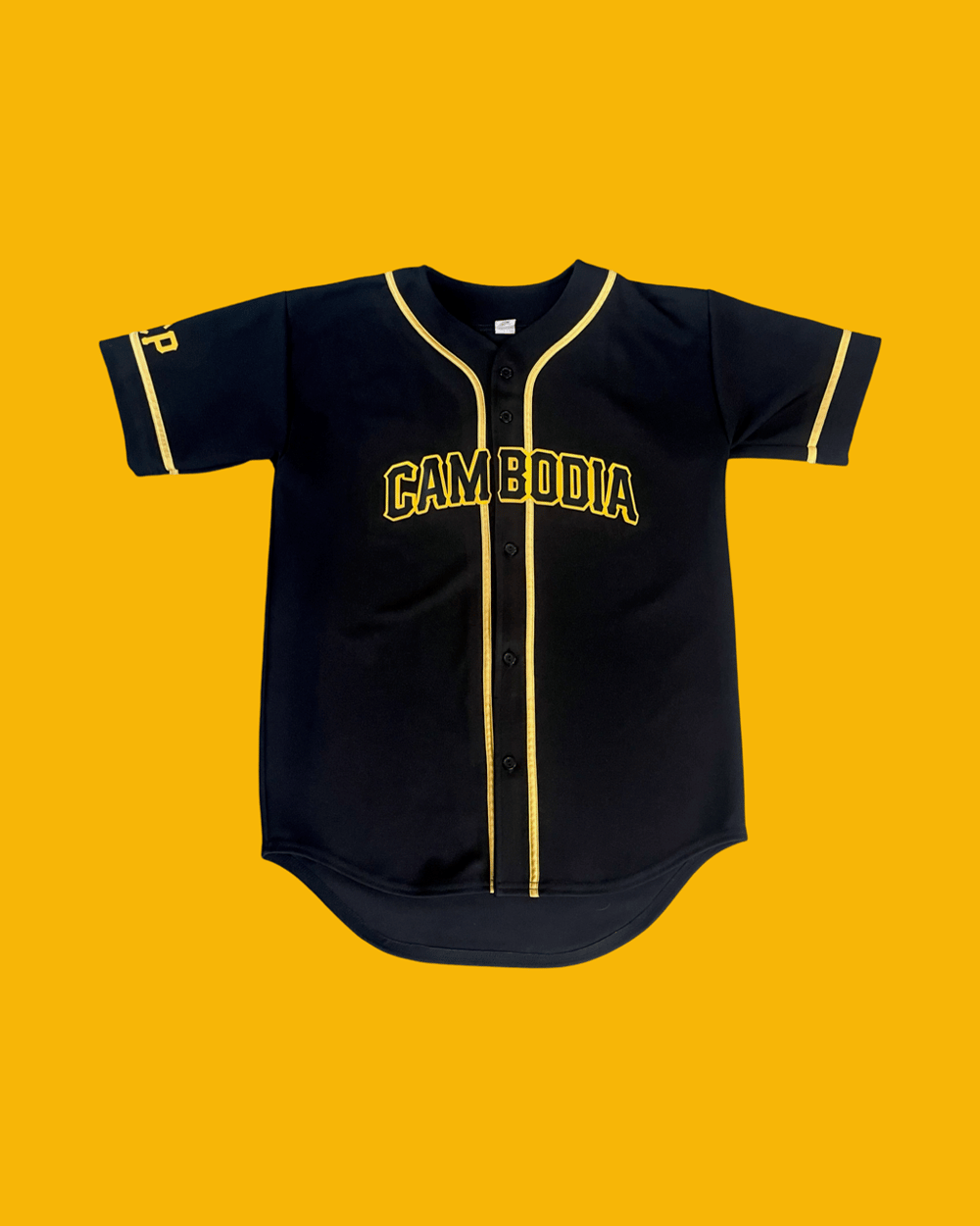 Image of PRE-ORDER Limited Edition Black/Gold Baseball Jersey 