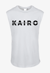 TANK BASIC FITNESS - BLANCO/NEGRO