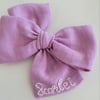 Lilac // Personalised Bow