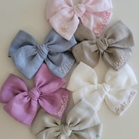 Image 2 of Lilac // Personalised Bow