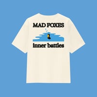 Image 2 of Mad Foxes - Inner Battles Tshirt - Cream