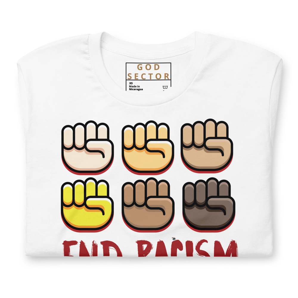 End Racism T-Shirt | Womens Shortleeve Shirts