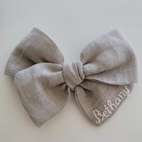 Image 1 of Hazelnut // Personalised Bow