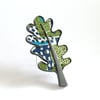 Oak Leaf Brooch - Peridot