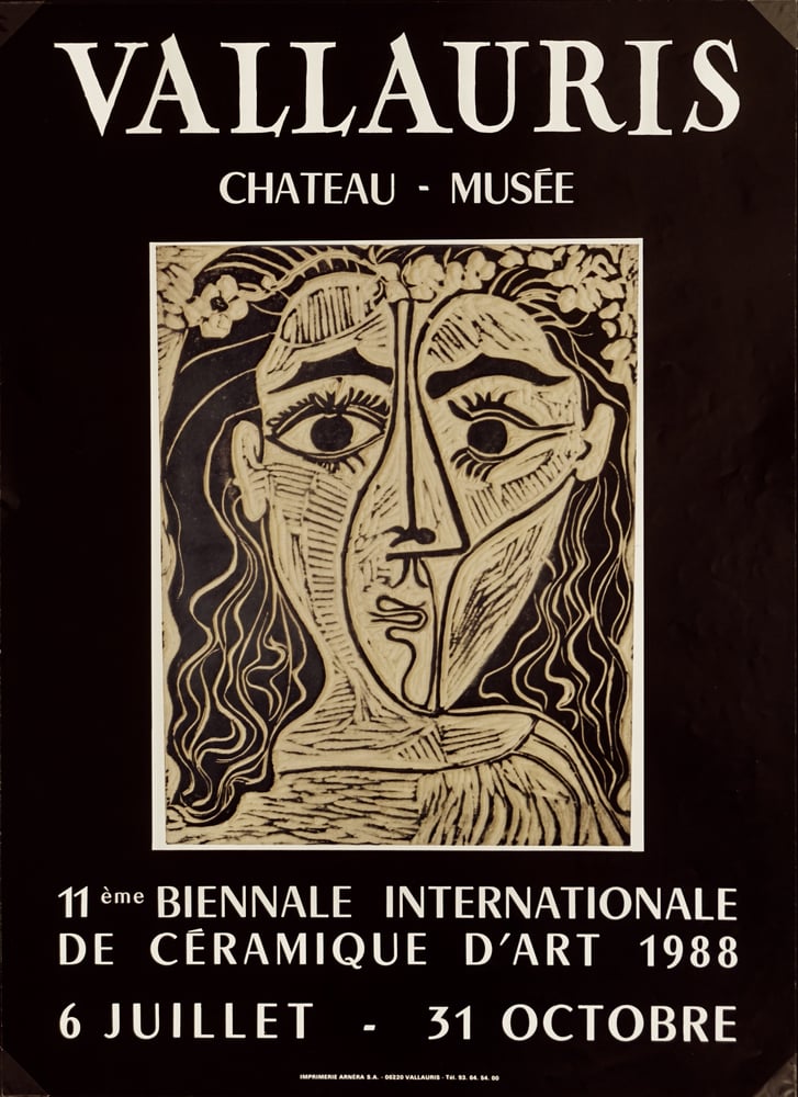 Image of poster / (after) pablo picasso / vallauris  