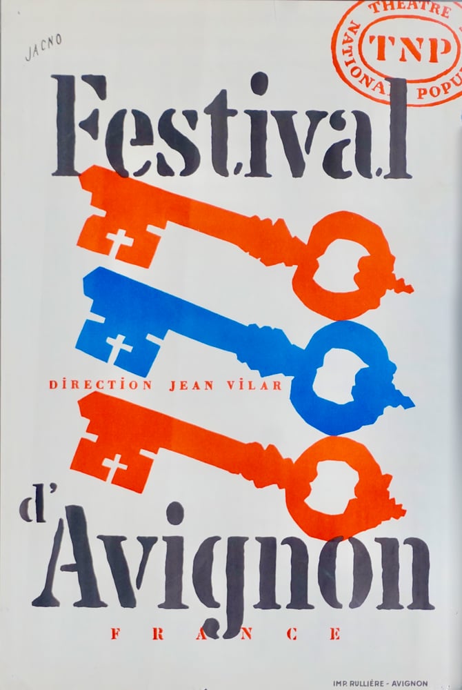 Image of  poster / TNP / festival d'avignon 