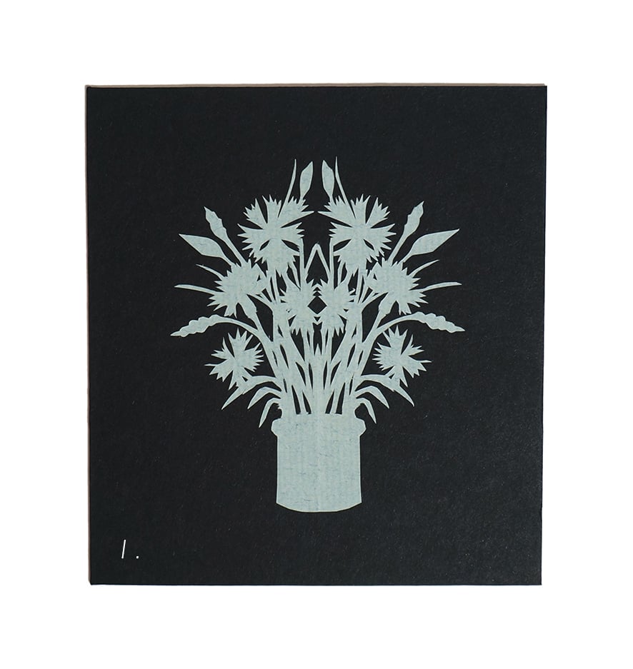 Image of Miniature Floral Silhouette Papercuts Collection