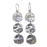 Image 3 of Lola triple disc earrings 