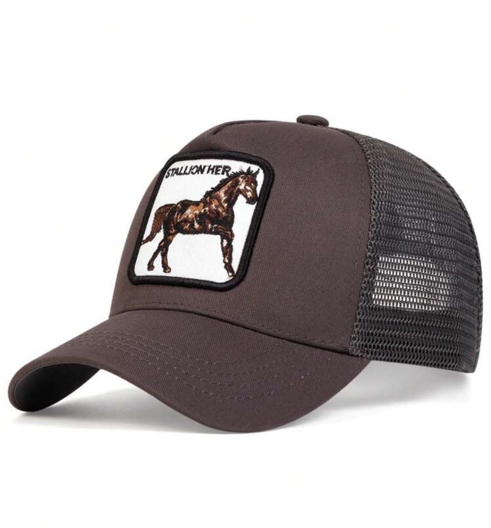 Stallion Her Trucker Hat (Black & Brown)