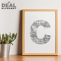 Image 3 of The Deal Town Alphabet Art Print: Choose your letter! 