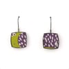 Seed Tray Drops - lime & purple