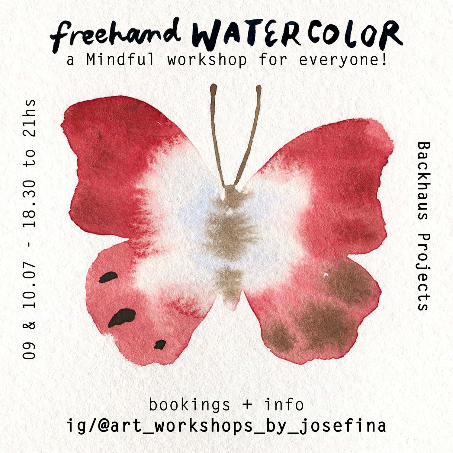 𝗙𝗿𝗲𝗲𝗵𝗮𝗻𝗱 𝗣𝗮𝗶𝗻𝘁𝗶𝗻𝗴 ~ a Mindful watercolor workshop!