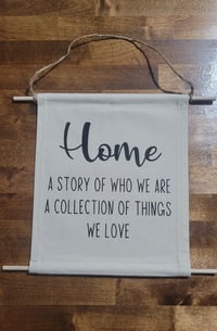 Image 1 of Wall Hanging Canvas Scroll