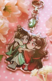 Image 2 of "Black Lotus and his Shizun" Keychain