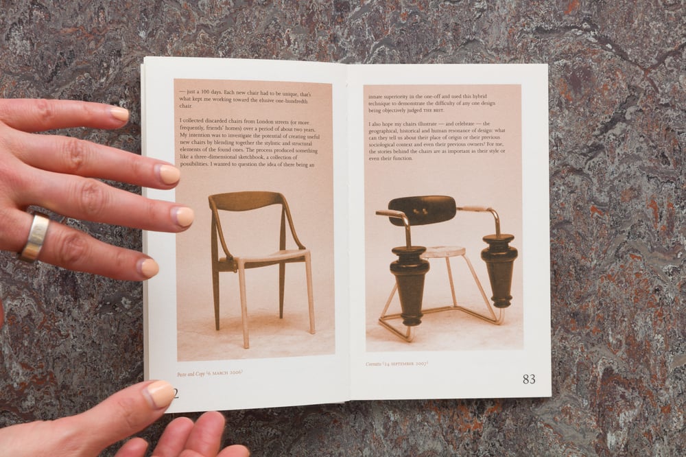 Image of 100 Chairs in 100 Days and its 100 Ways (5th edition, 5th size) <br />— Martino Gamper