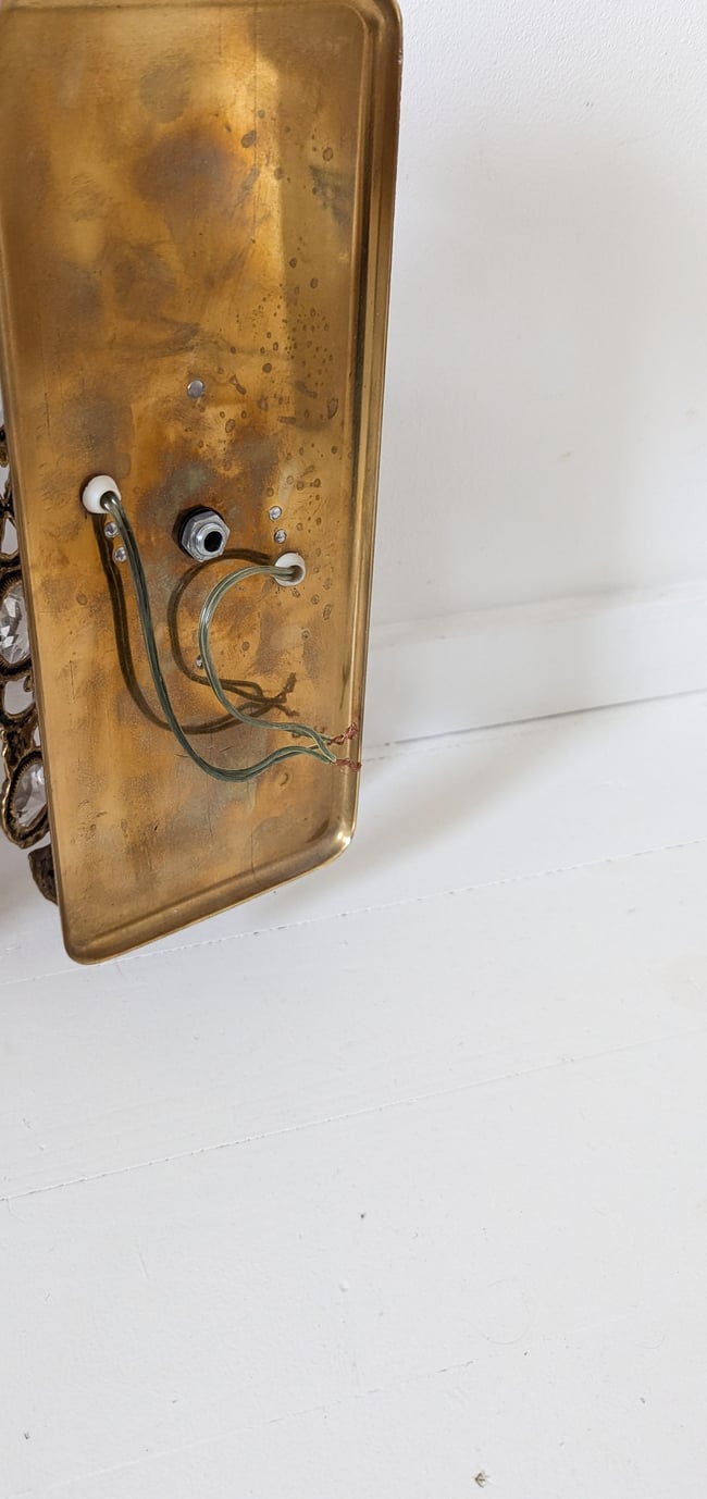 Paire d'appliques dlg Ernest Palm. Maison Palwa.