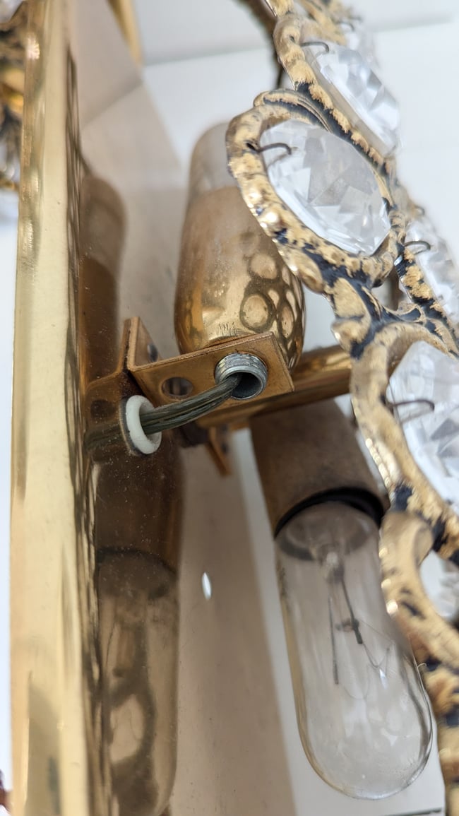 Paire d'appliques dlg Ernest Palm. Maison Palwa.