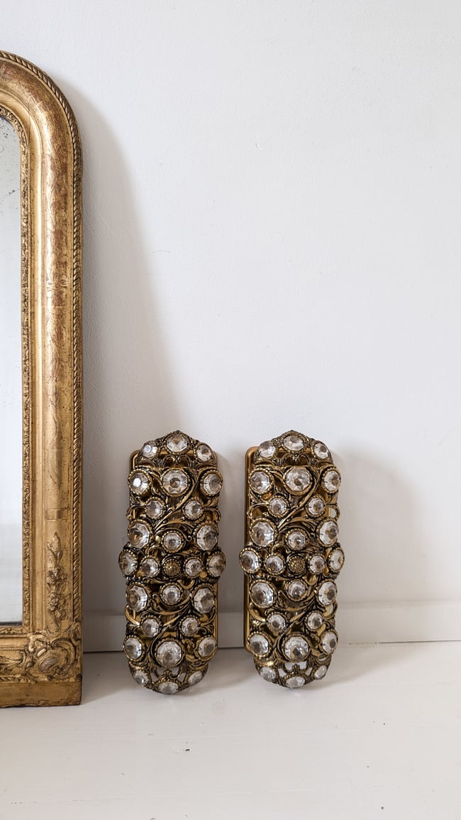 Paire d'appliques dlg Ernest Palm. Maison Palwa.