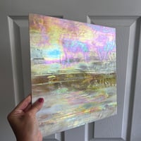 Image 1 of Armstrong Amber Iridized 12"x12"