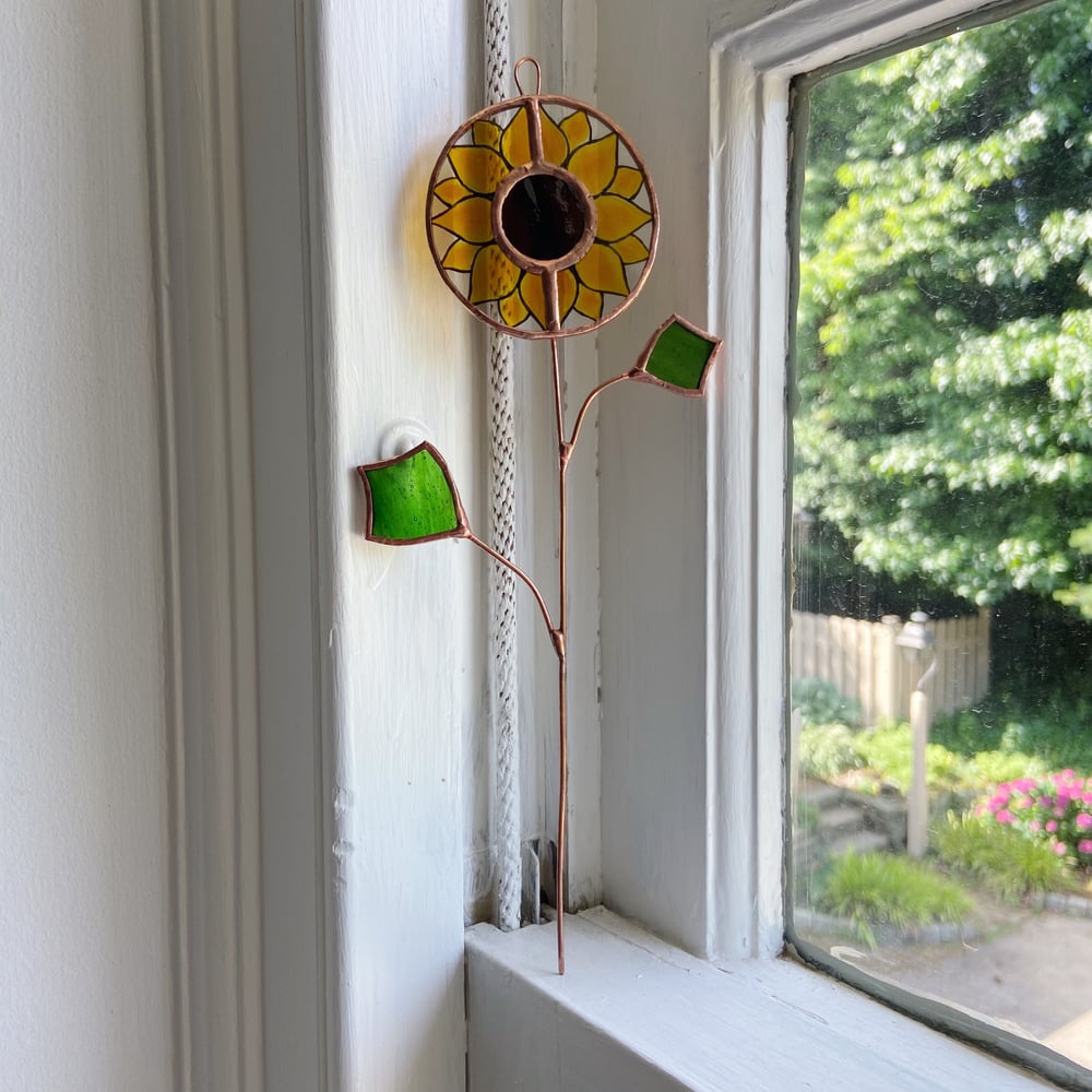 Image of Sunflower Stem Suncatcher - Summer in the Shire