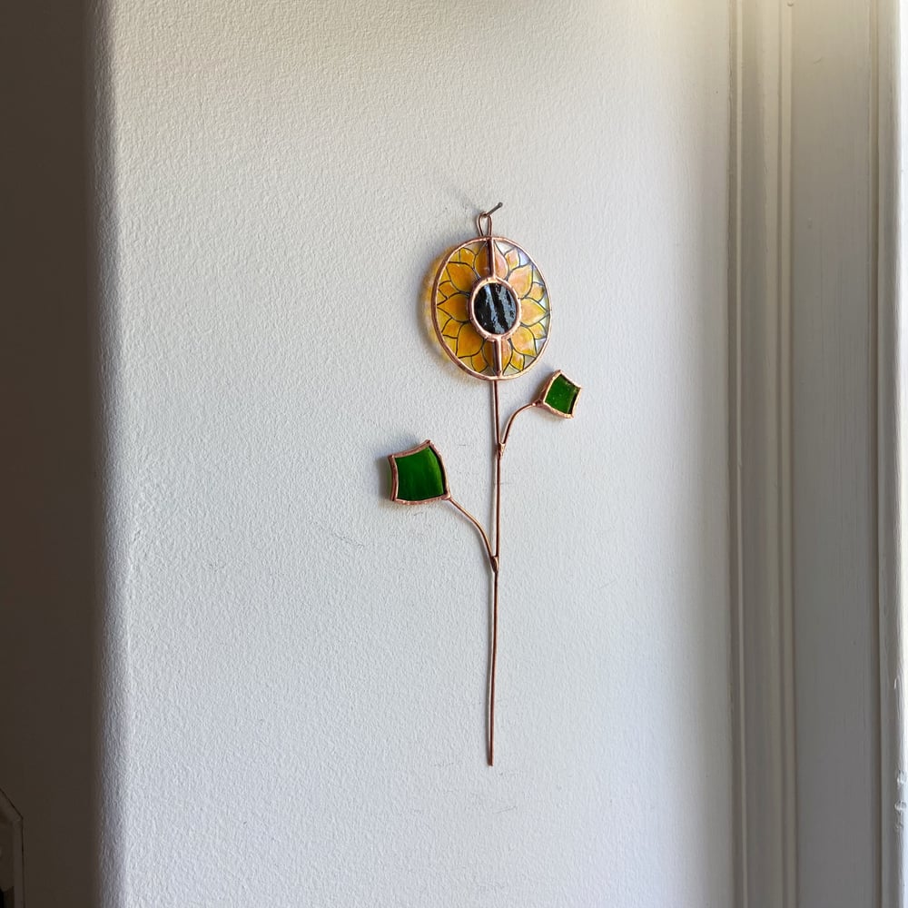 Image of Sunflower Stem Suncatcher - Summer in the Shire