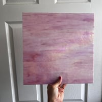 Image 2 of Armstrong 106-SR Opal/Clear/Pink/Streaky/Iridized 12"x12"