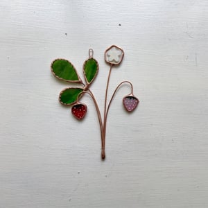 Image of Strawberry Suncatcher no.1 - Summer in the Shire