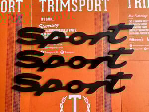 Image of Trimsport Porsche 968 Sport Rear Badge