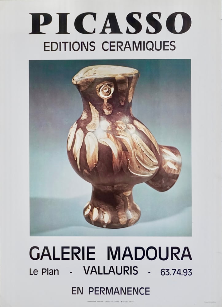 Image of poster / picasso / galerie madoura ceramics