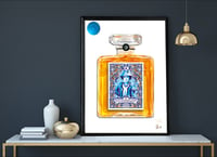 ART PRINT - GABRIELLE CHANEL N5 - OR