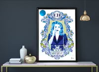 ART PRINT - CATHERINE DENEUVE - ED. LIMITEE Rehaussée au Posca