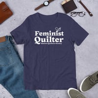 Image 5 of feminist Quilter Unisex t-shirt