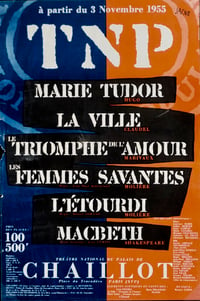 poster / jacno / TNP / marie tudor  