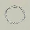 Collier doré Heart