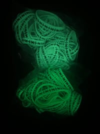 Image 3 of Glowing Stitches Wristbands 