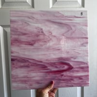 Image 2 of Armstrong 106-DS Opal/Clear/Pink/Streaky 12"x12"