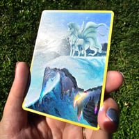 Image 5 of Alolan Ninetales Hand-Painted Full Art Card 