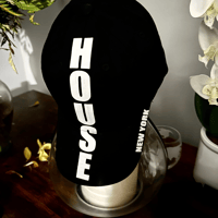 HOUSE/NEW YORK Black Baseball Cap, House Music Hat