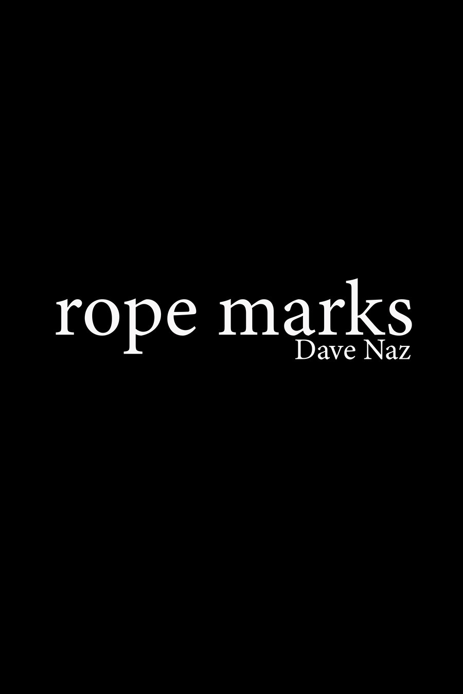 Image of Rope Marks Zine
