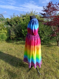 Image 4 of Size 12 rainbow dress 