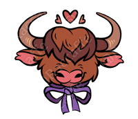 Image 2 of Highland Cow Sticker