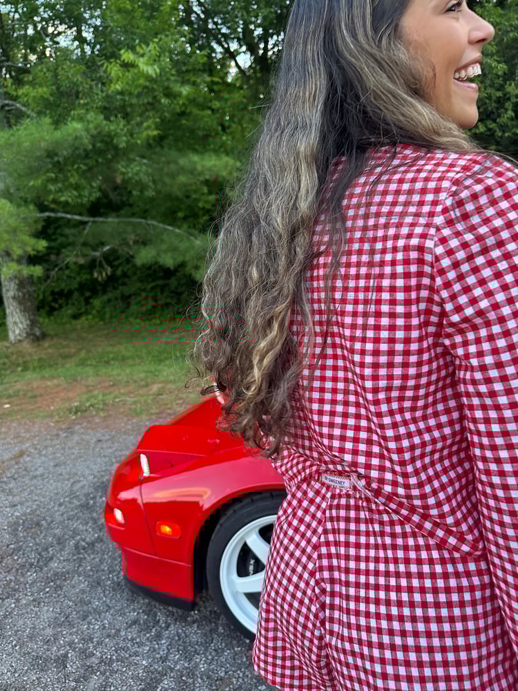 Image of Shorty Shorts - Red Gingham