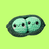 Image 1 of Peas in a Pod Plushie