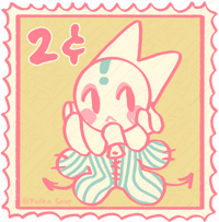Image 1 of Polka Stamp - Sticker