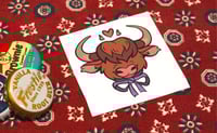 Image 1 of Highland Cow Sticker