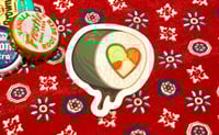 Image 1 of Sushi Heart Sticker