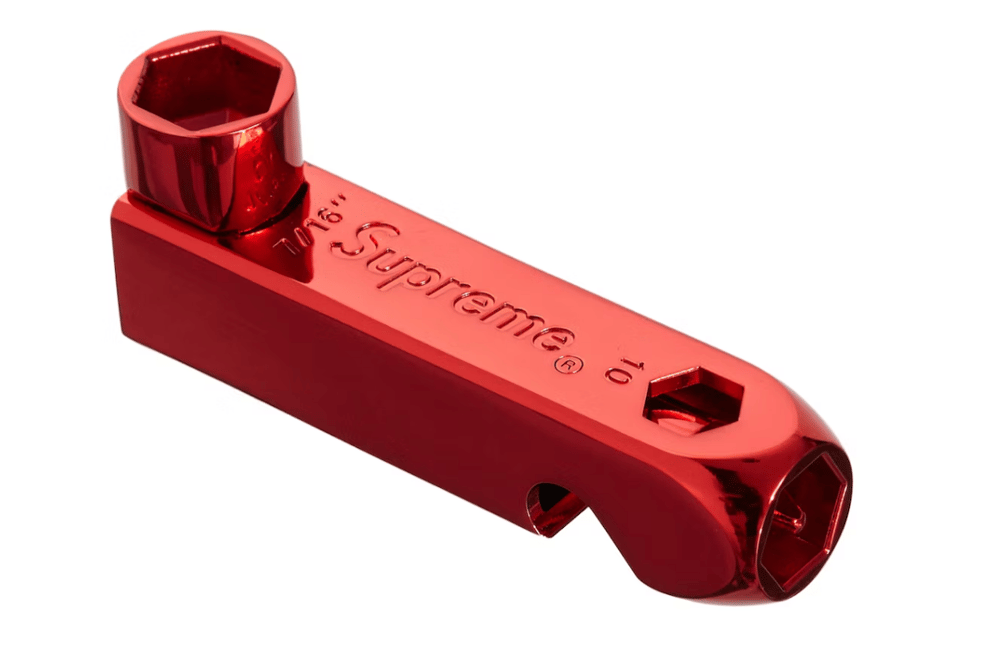 Image of Supreme Skate Key Pipe Red 