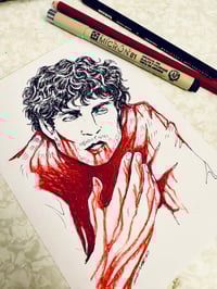 Image 5 of [CONVENTION PRE-SHOW COMMISSIONS] Original Ink Portraits! 