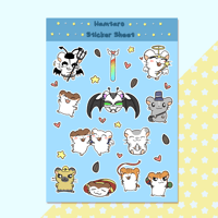 Hamtaro Sticker Sheet