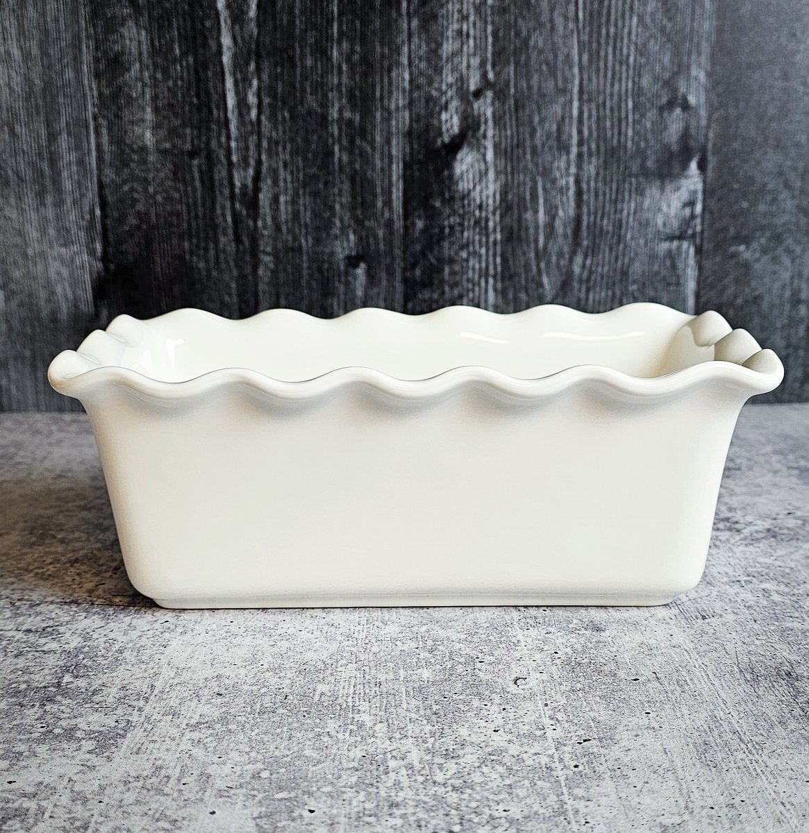 Ceramic Loaf Pan with Recipe ArtSmith
